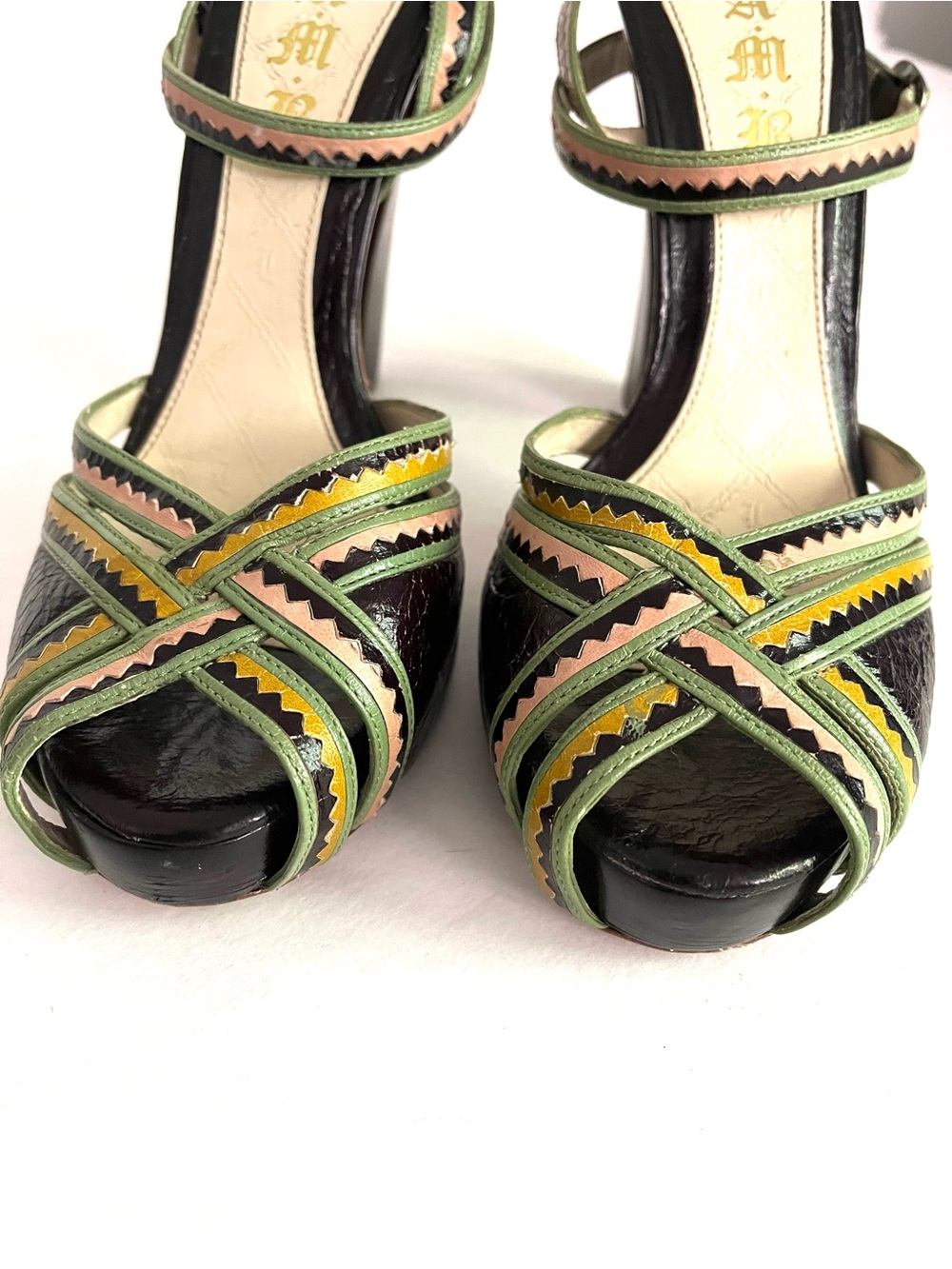 L.A.M.B. Platform Sandals - Size 9.5 - Picture 8 of 9